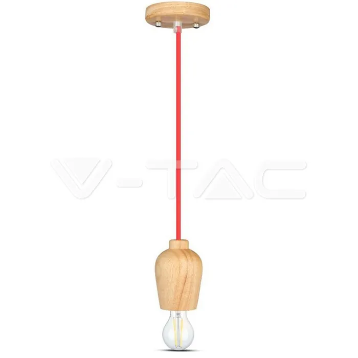 V-TAC VT-3723 Висящ Пендел Червен Кабел