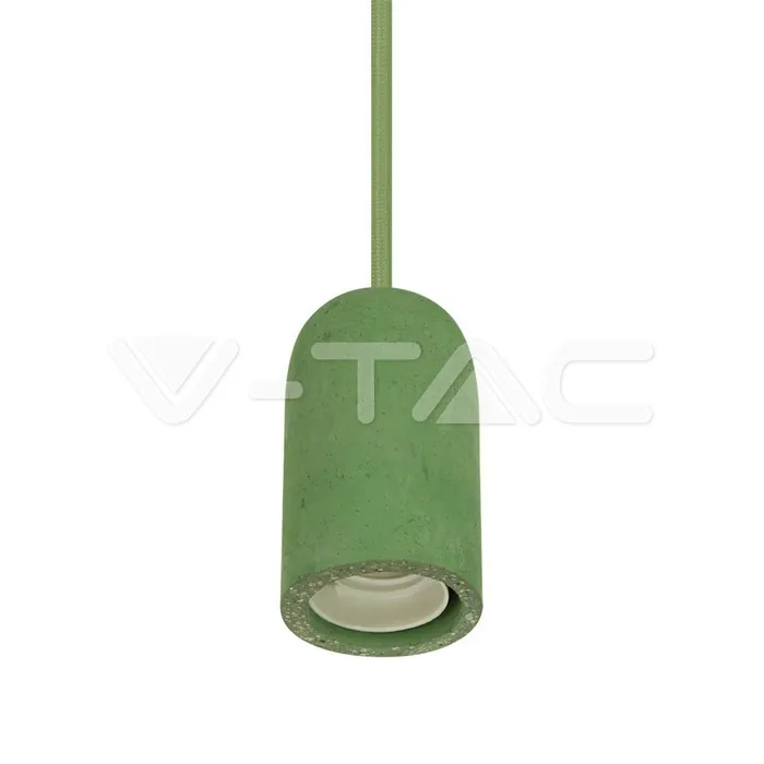 V-TAC VT-3742 Бетонен Пендел Светло Зелен