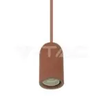 V-TAC VT-3743 Бетонен Пендел Светло Червен