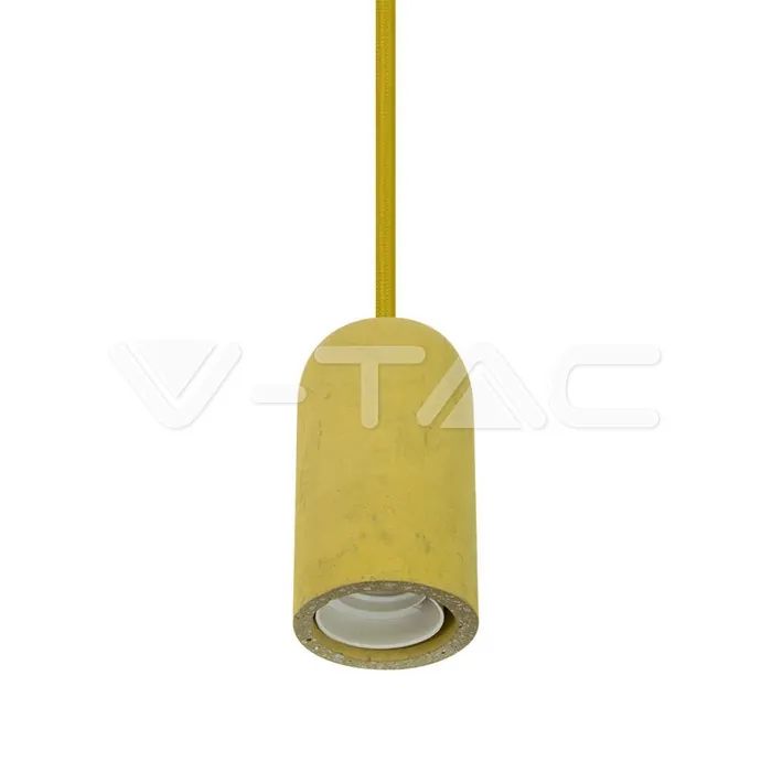 V-TAC VT-3745 Бетонен Пендел Светло Жълт