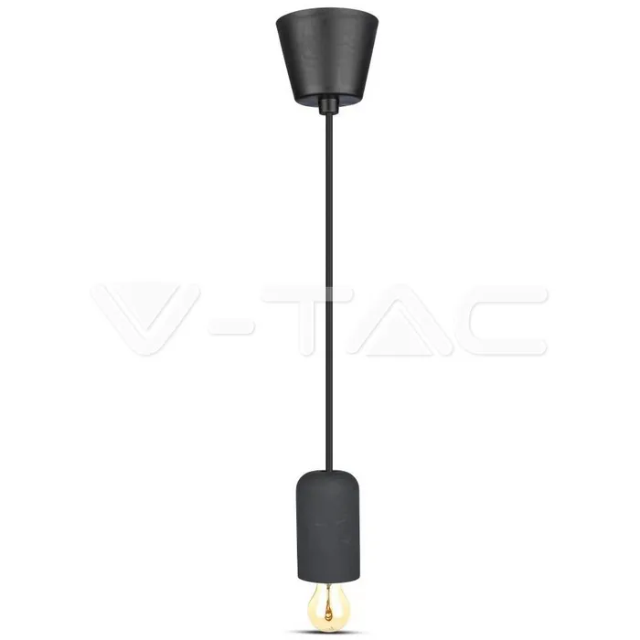 V-TAC VT-3747 Бетонен Пендел Светло Черен