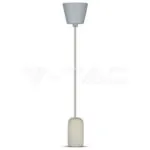 V-TAC VT-3748 Бетонен Пендел Светло Сив