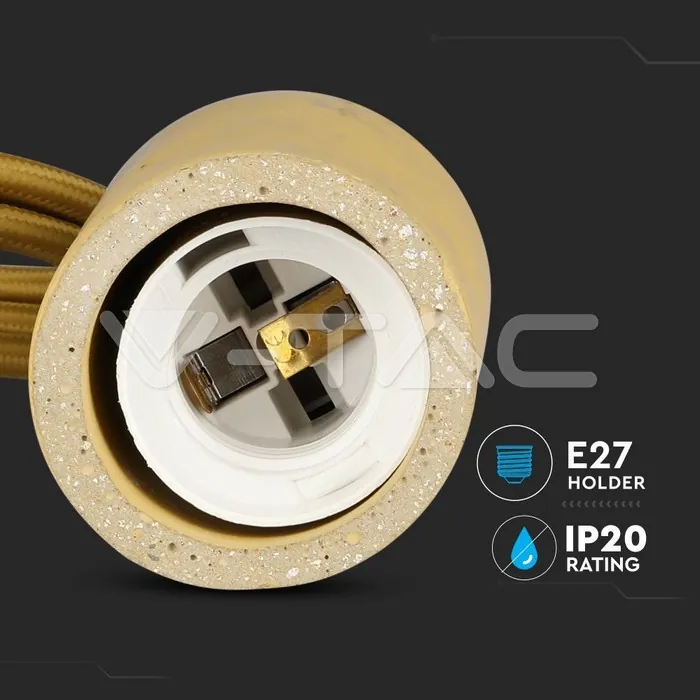V-TAC VT-3750 Бетонен Пендел Светло Бежов
