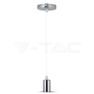 V-TAC VT-3755 Пендел Хромиран Купол Светло Бял