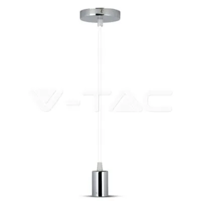 V-TAC VT-3755 Пендел Хромиран Купол Светло Бял