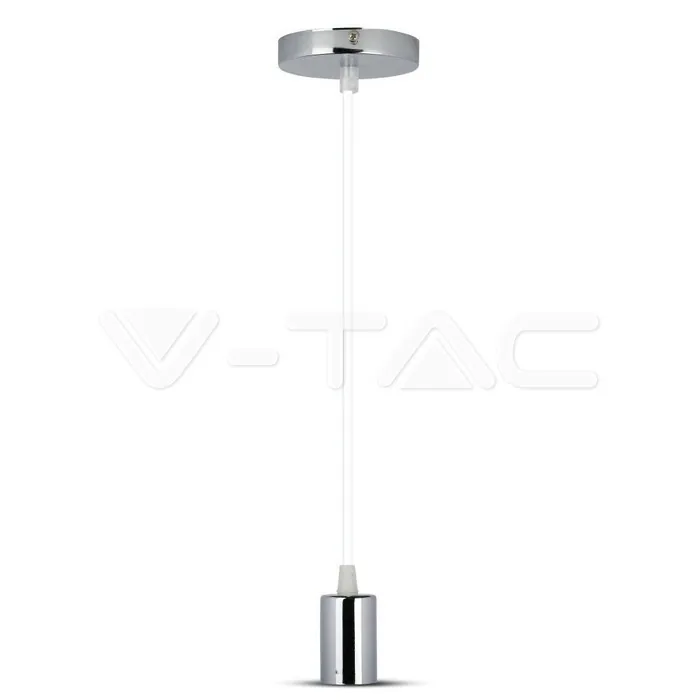 V-TAC VT-3755 Пендел Хромиран Купол Светло Бял