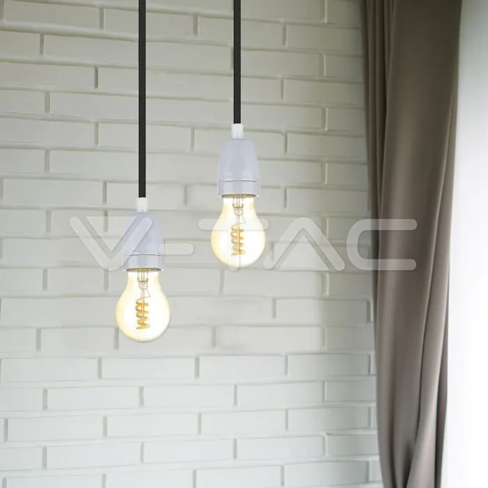 V-TAC VT-3800 Фасунга Порцелан E27 Сив