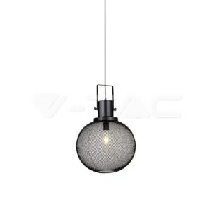 V-TAC VT-3859 Пендел Черна Мрежа Сфера ф300