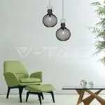 V-TAC VT-3859 Пендел Черна Мрежа Сфера ф300