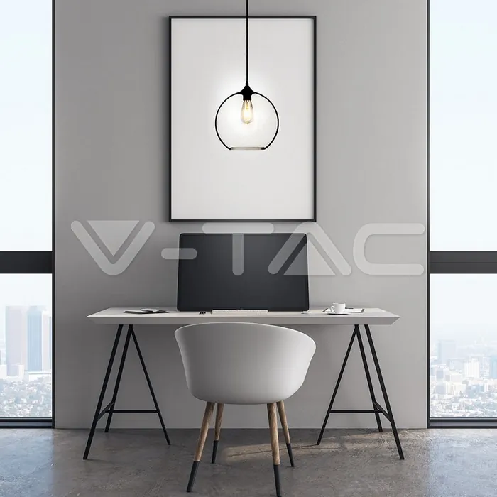 V-TAC VT-3865 Пендел Стъклен Сфера Прозрачен ф300