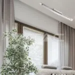 V-TAC VT-3896 12W LED Стенна/Таванна Лампа Стъкло/Хром 4000K