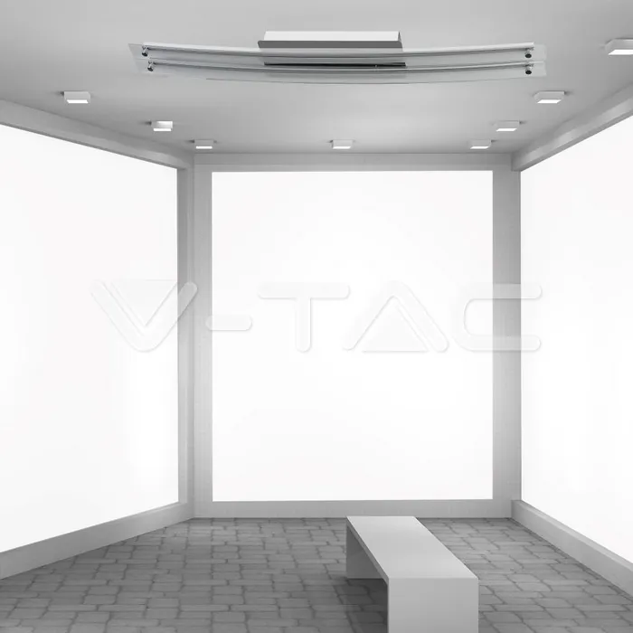 V-TAC VT-3899 36W LED Стена/Таван Хром Двойно Стъкло Неутрално Бяла Светлина