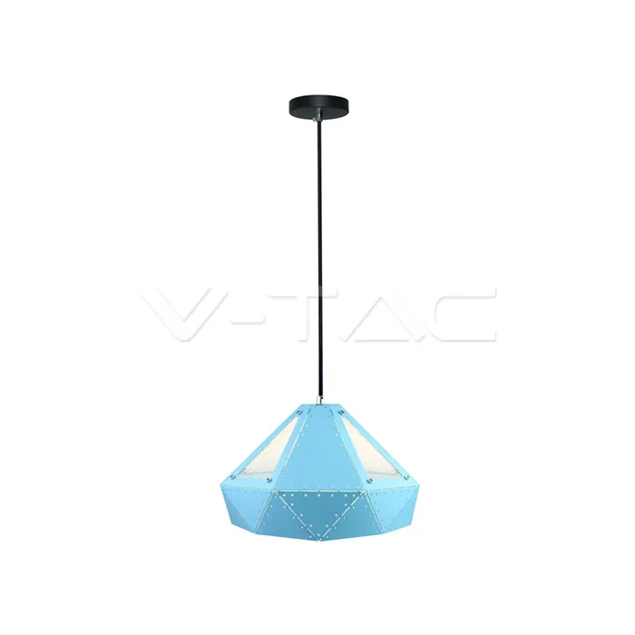 V-TAC VT-3946 Пастел Призма Син Пендел 310 x 180 мм