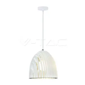 V-TAC VT-3952 Пендел Конус Призма Бял 250 х 255