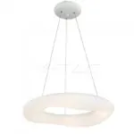 V-TAC VT-3960 82W Пендел/Плафон Кръг 3 Цветен Димиращ Бял