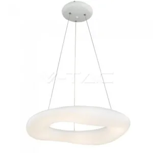 V-TAC VT-3960 82W Пендел/Плафон Кръг 3 Цветен Димиращ Бял