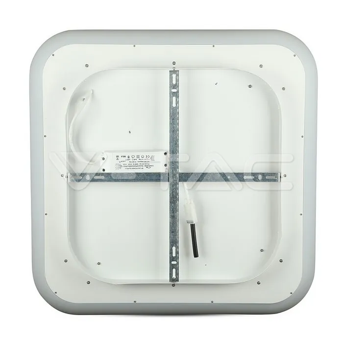 V-TAC VT-3973 80W Двоен Пендел D:750*750*125 3000K Димиращ Бял