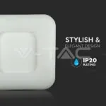 V-TAC VT-3973 80W Двоен Пендел D:750*750*125 3000K Димиращ Бял