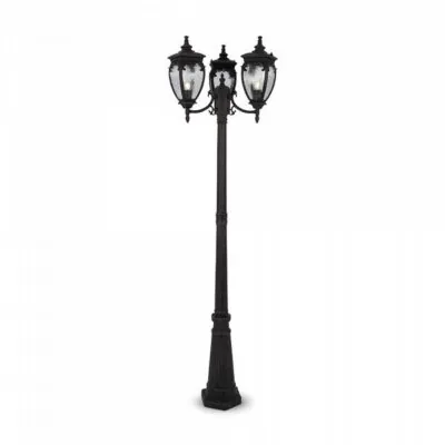Maytoni O414FL-03BZ Градинска лампа стълб Fleur 3xE27 220V IP44