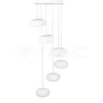 V-TAC VT-40011 72W LED Висящ Пендел Димиращ Бял 3000K