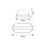 Vito 4001190 ASPENDOSWHITE-CLEAR 1xE27 IP54 40W 220V