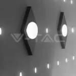 V-TAC VT-40051 25W LED Стенна Лампа Бяла Димираща 3000K