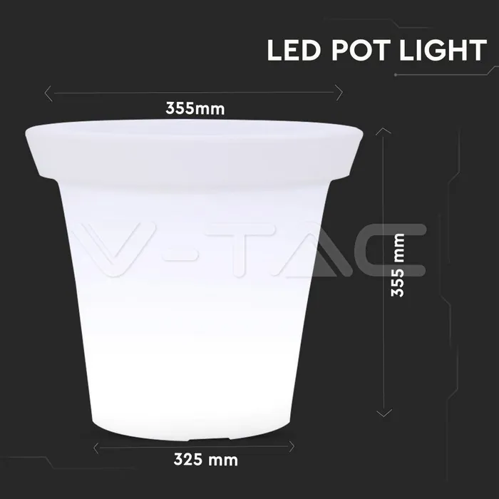 V-TAC VT-40211 LED Лампа Купа RGB 35.5 x 32.5см