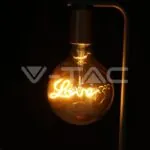 V-TAC VT-40331 Настолна Лампа Е27 Червен Бронз Ключ