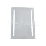 V-TAC VT-40441 4W LED Огледало Правоъгълник IP44 Anti Fog 6400K + 13 W Нагревател