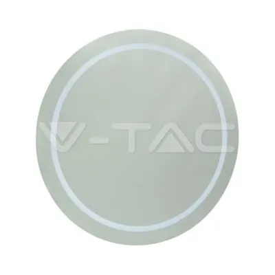 V-TAC VT-40481 6W LED Огледало Кръг IP44 Anti Fog 6400K + 19W Нагревател