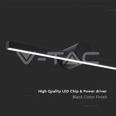 V-TAC VT-405831 10W LED Лампа Осветител За Огледало Черен 3000К