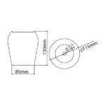 Vito 4102430 Пендел за таван ART-200 1xE27 CHROME IP20 60W 220V
