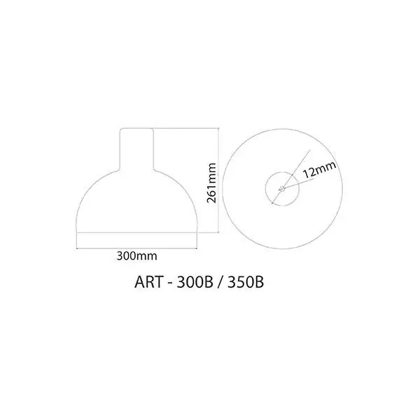Vito 4102470 Пендел за таван ART-300B 1xE27 CHROME IP20 60W 220V