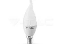 V-TAC VT-4156 LED Крушка 4W E14 Кендъл Пламък Неутрално Бяла Светлина