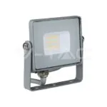 V-TAC VT-432 10W LED Прожектор SAMSUNG Чип SMD Сиво Тяло 6400K