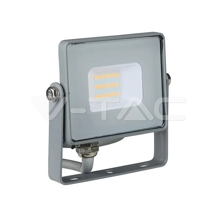 V-TAC VT-432 10W LED Прожектор SAMSUNG Чип SMD Сиво Тяло 6400K