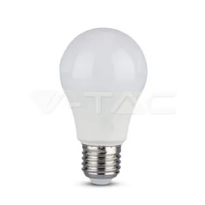 V-TAC VT-4448 LED Крушка 9W E27 A60 Термо Пластик 3Степенно Димиране Неутрално Бяла Светлина