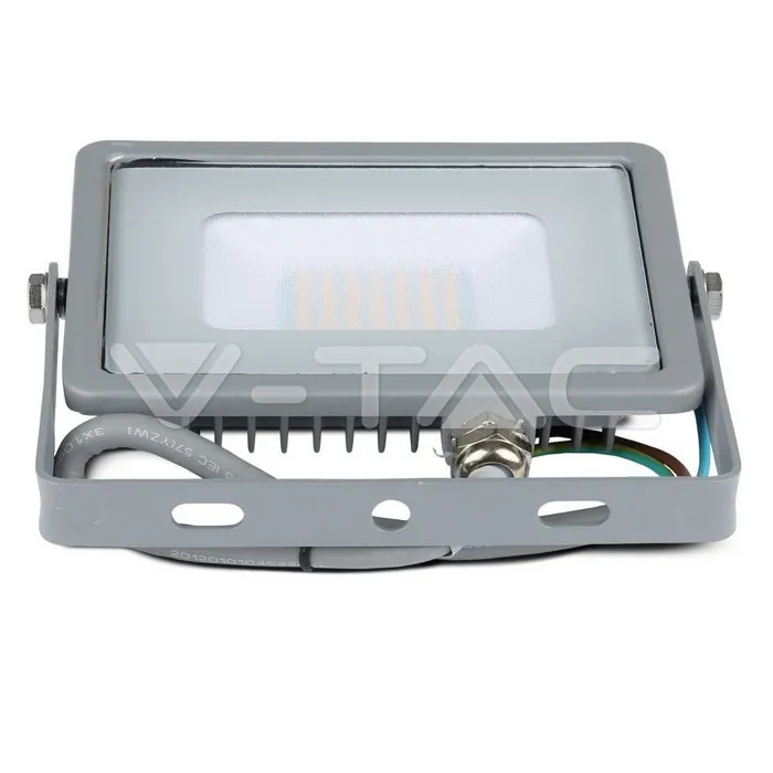 V-TAC VT-447 20W LED Прожектор SAMSUNG Чип SMD Сиво Тяло 6400K