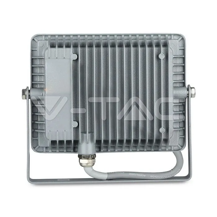 V-TAC VT-454 30W LED Прожектор SAMSUNG Чип SMD Сиви Тяло 3000K