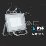 V-TAC VT-454 30W LED Прожектор SAMSUNG Чип SMD Сиви Тяло 3000K