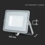 V-TAC VT-465 50W LED Прожектор SAMSUNG Чип SMD Сиво Тяло 6400K