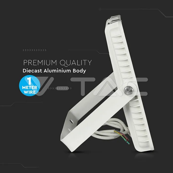 V-TAC VT-478 150W LED Прожектор SAMSUNG Чип SMD Бяло Тяло 3000K