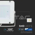V-TAC VT-478 150W LED Прожектор SAMSUNG Чип SMD Бяло Тяло 3000K