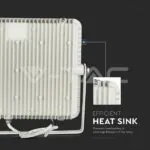 V-TAC VT-478 150W LED Прожектор SAMSUNG Чип SMD Бяло Тяло 3000K