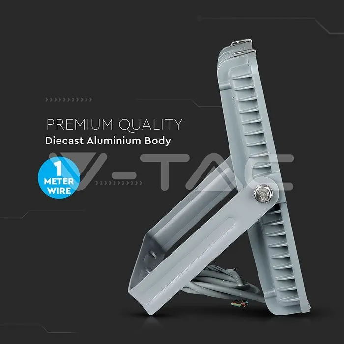 V-TAC VT-481 150W LED Прожектор SAMSUNG Чип SMD Сиво Тяло 3000K