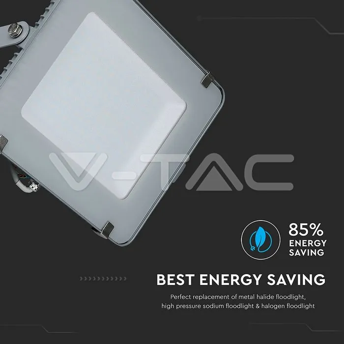V-TAC VT-481 150W LED Прожектор SAMSUNG Чип SMD Сиво Тяло 3000K