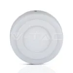 V-TAC VT-4896 18W+3W LED Панел Външен монтаж Кръгъл Модул Топло Светлина