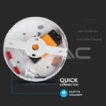 V-TAC VT-4896 18W+3W LED Панел Външен монтаж Кръгъл Модул Топло Светлина