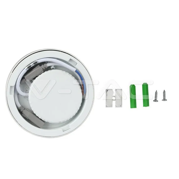 V-TAC VT-4910 12W LED Панел Външен монтаж Premium Кръгъл Модул Топло Бяла Светлина