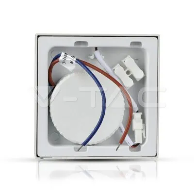 V-TAC VT-4919 18W LED Панел Външен монтаж Premium Квадратен Модул Топло Бяла Светлина